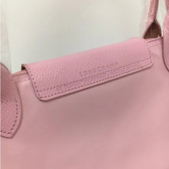 NWT Longchamp Le Pliage Original Large Shoulder Nylon Bag Tote IN Pink - Picture 8 of 11